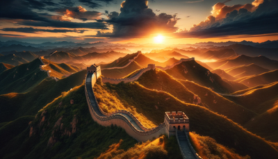 Widescreen wallpapers of the Great Wall of China.