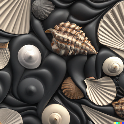 Seashell pattern, cally3d, 3d, digital art